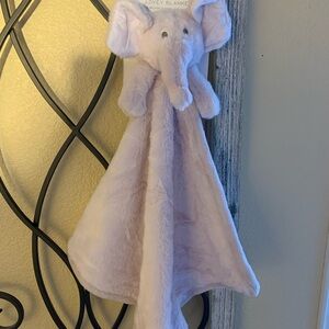 Plush Elephant Lovey Blanket